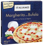 ITALIAMO (LIDL) Pizza margherita con bufala cotta in forno a legna