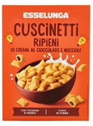 ESSELUNGA CUSCINETTI RIPIENI DI CREMA AL CIOCCOLATO E NOCCIOLE