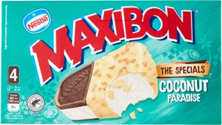 NESTLÈ MAXIBON COCONUT PARADISE 4 X 57 G