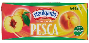 STERILGARDA Succo e polpa pesca italiana