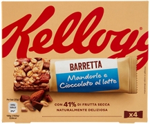 KELLOGG'S BARRETTA MANDORLE E CIOCCOLATO AL LATTE