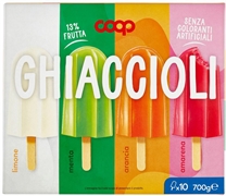 COOP GHIACCIOLI ASSORTITI (ARANCIA-AMARENA-MENTA)