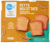 BENESÌ (COOP) FETTE BISCOTTATE A BASSISSIMO CONTENUTO DI SALE