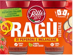 POLLI RAGÙ VEGETALE DI PEPERONI E MELANZANE