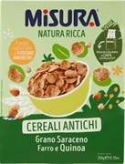 MISURA Natura Ricca Cereali Antichi Grano Saraceno Farro e Quinoa