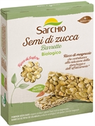SARCHIO Semi di zucca, barrette biologiche