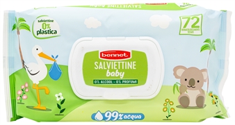 BENNET Salviettine baby 99% d'acqua