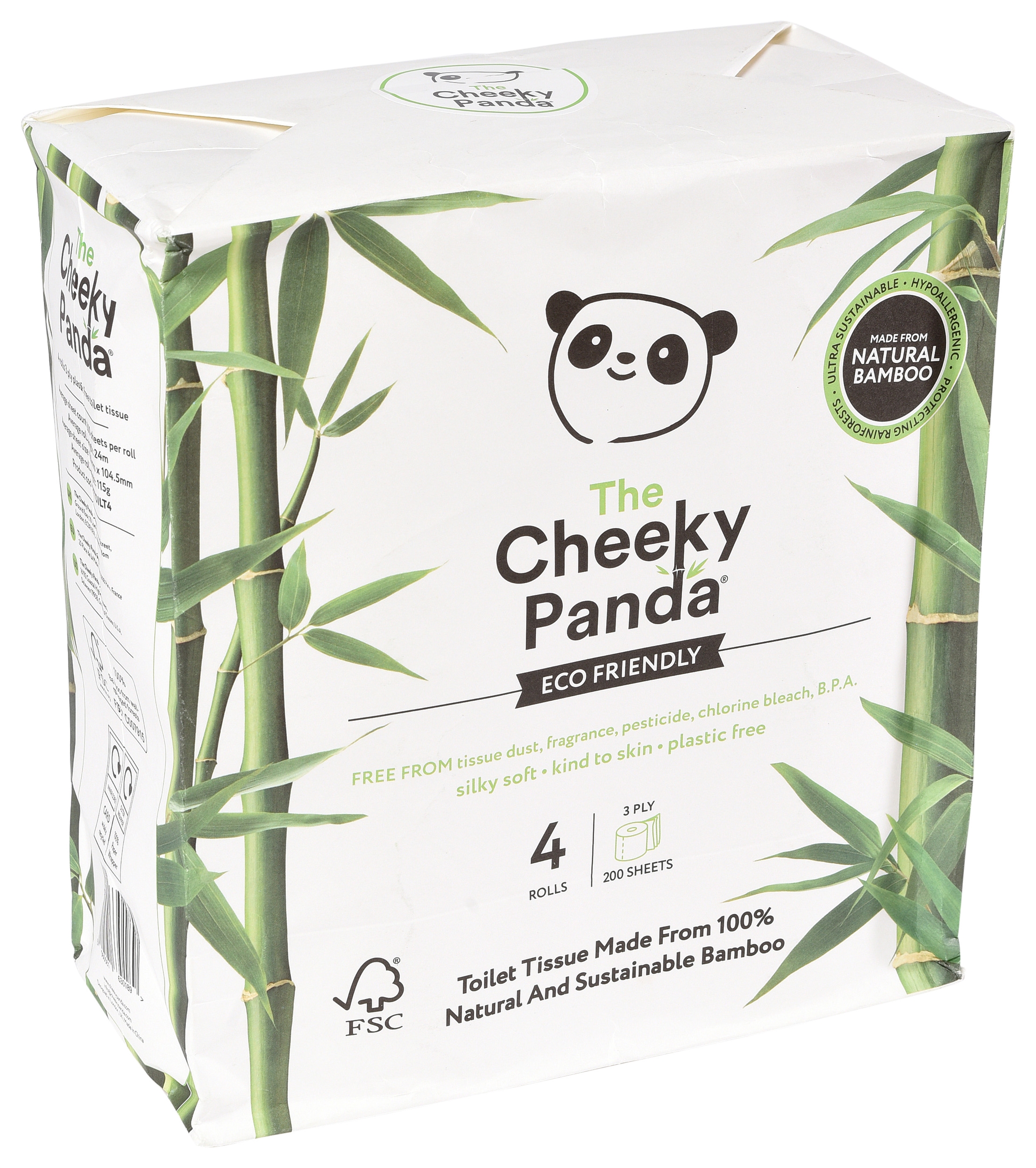 THE CHEEKY PANDA CARTA IGIENICA IN BAMBOO