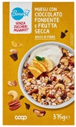BENESÌ (COOP) MUESLI CON CIOCCOLATO FONDENTE E FRUTTA SECCA