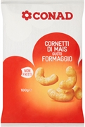 CONAD CORNETTI DI MAIS GUSTO FORMAGGIO