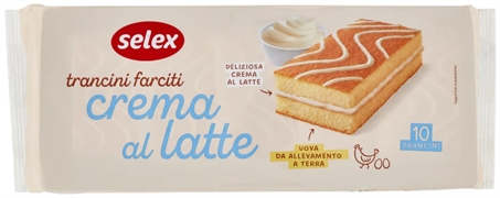 SELEX Trancini Farciti con Crema al Latte