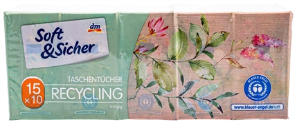 SOFT&SICHER (DM) Fazzoletti Recycling
