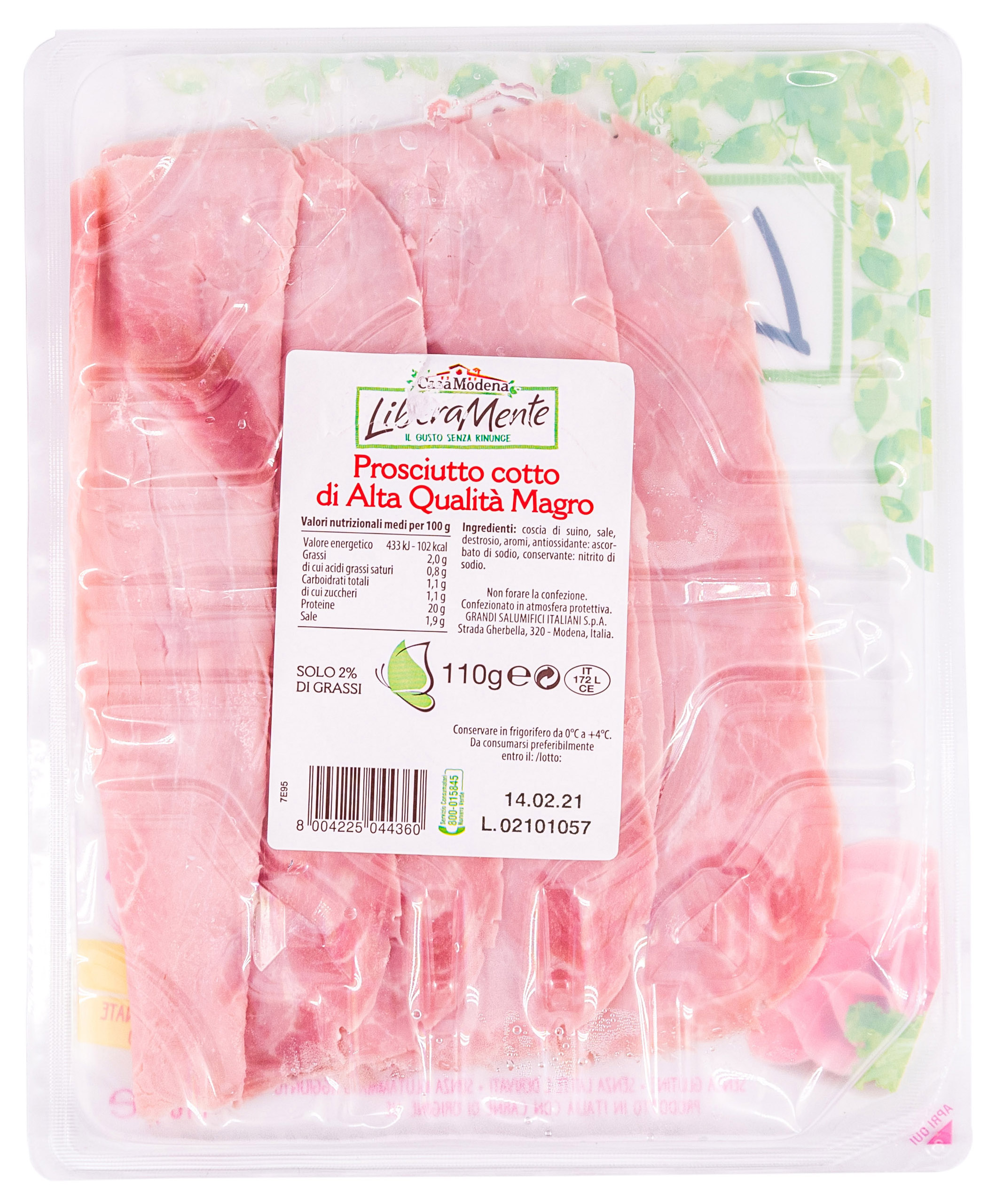 Test e Recensione CASA MODENA LIBERAMENTE PROSCIUTTO COTTO DI ALTA